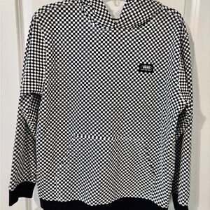 Vans Monochrome Checkered Boys Sweatshirt “Off The Wall” size XL